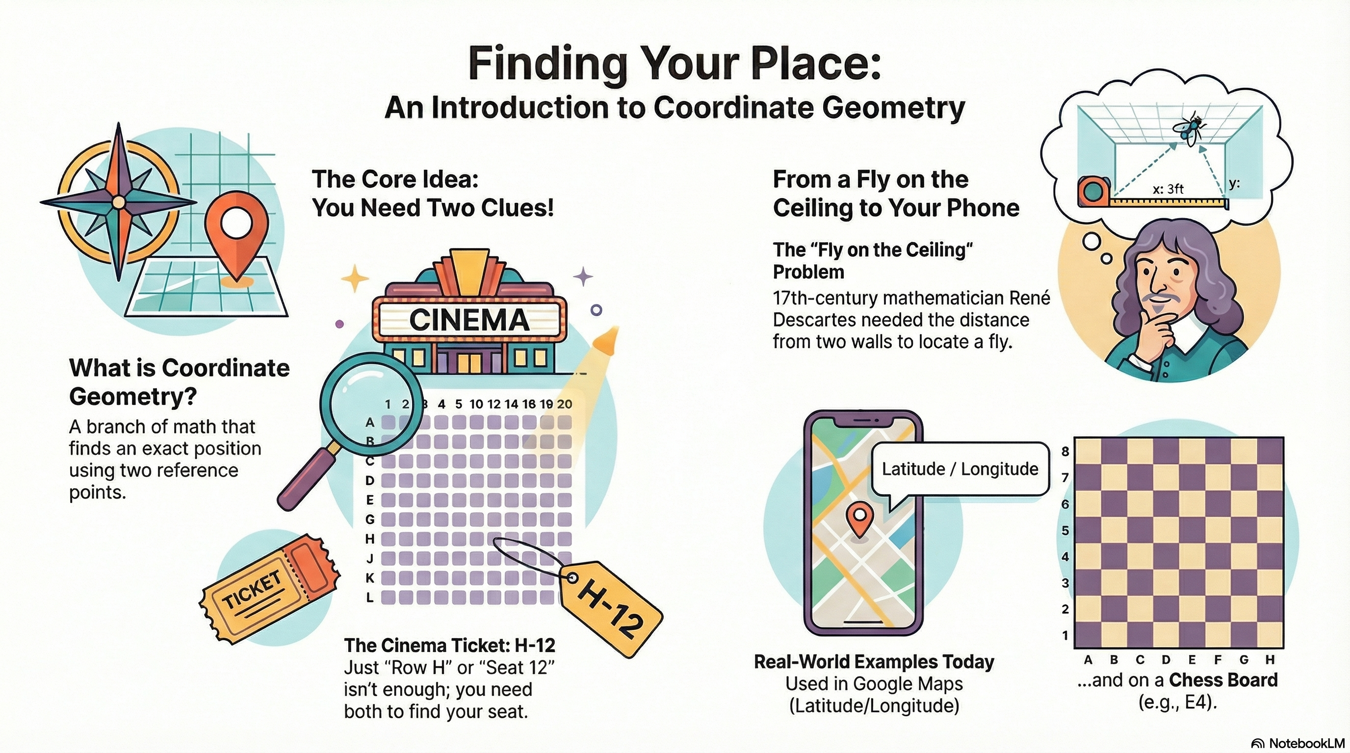 Coordinate Geometry Infographic