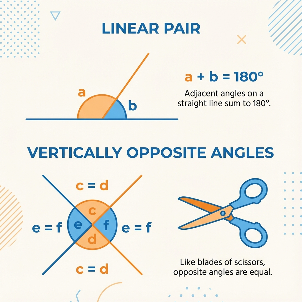 Lines and Angles Infographic